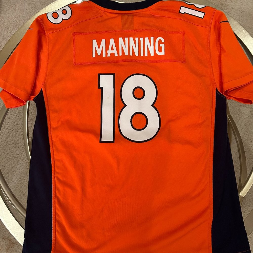 Nike NFL Broncos Jersey #18 Peyton Manning